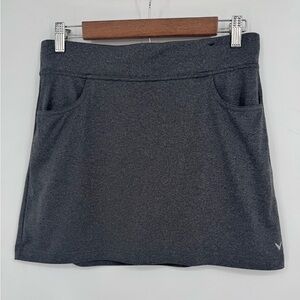 Callaway Women's OptiDry Charcoal Athletic Mini Skirt Size Medium